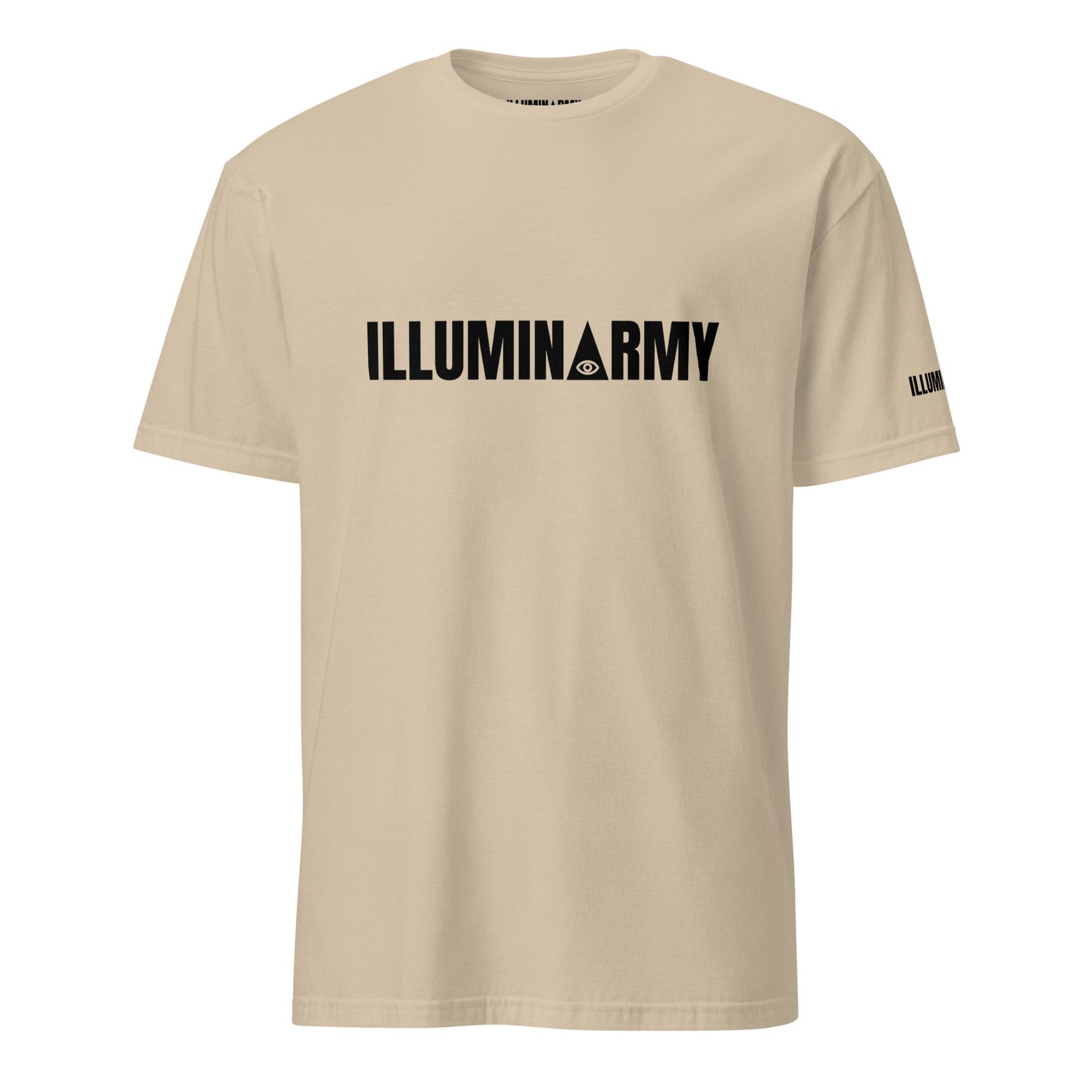 Illuminarmy T-Shirt – Unisex 100% Cotton Illuminati Tee | Inspirational Activist Clothes (Black Text) - Image 17