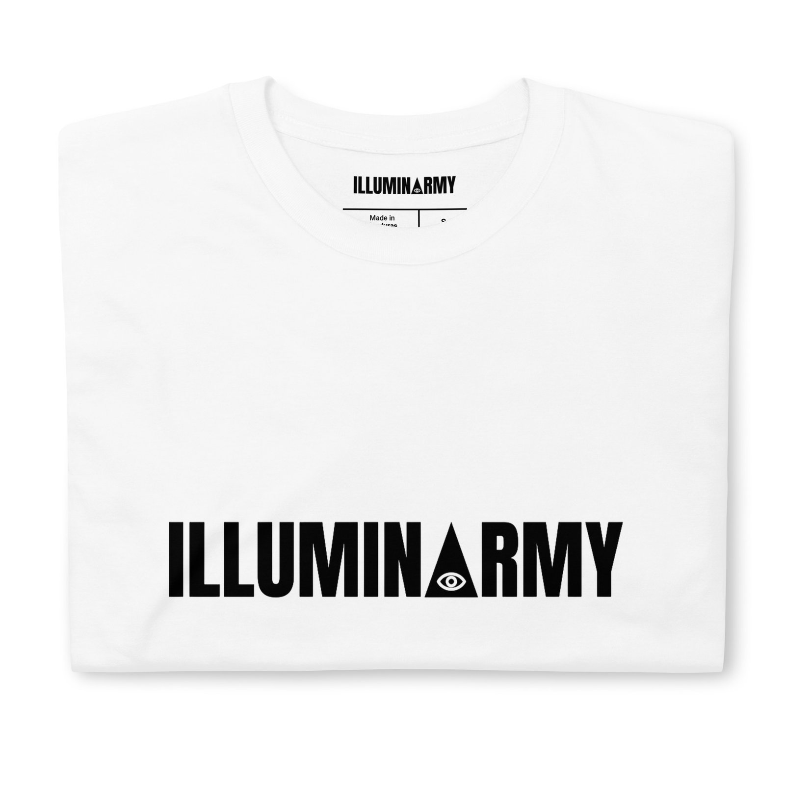 Illuminarmy T-Shirt – Unisex 100% Cotton Illuminati Tee | Inspirational Activist Clothes (Black Text) - Image 4