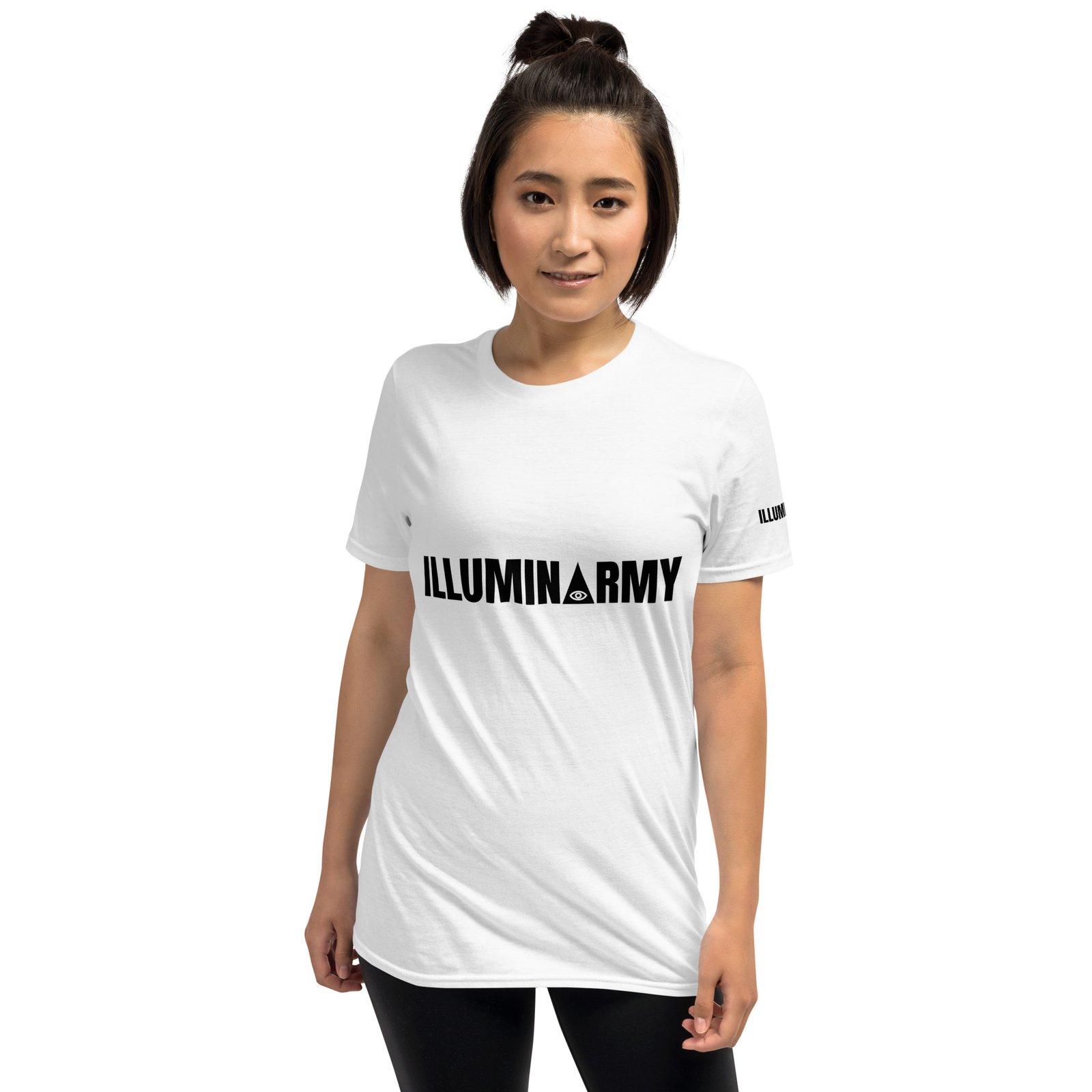 Illuminarmy T-Shirt – Unisex 100% Cotton Illuminati Tee | Inspirational Activist Clothes (Black Text) - Image 7
