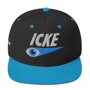 David Icke Snapback Cap – Inspirational Hat Unisex | Mind Expanding Activist Clothes (White Text)